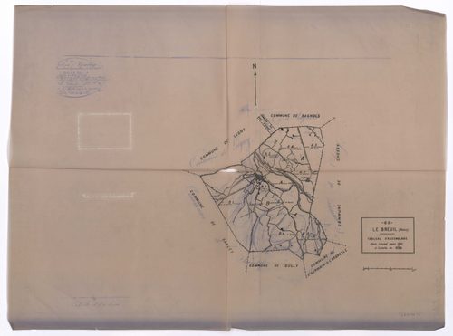 Tableau d'assemblage (TA). Plan révisé pour 1932.