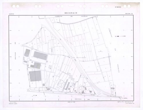 Section BL. Feuille remaniée pour 1988.