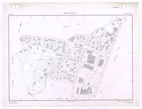 Section BN. Feuille remaniée pour 1988.