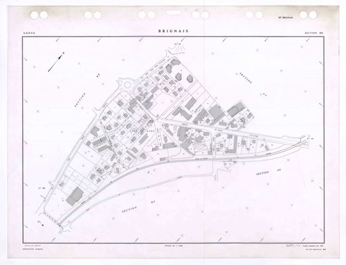 Section BD. Feuille remaniée pour 1988.