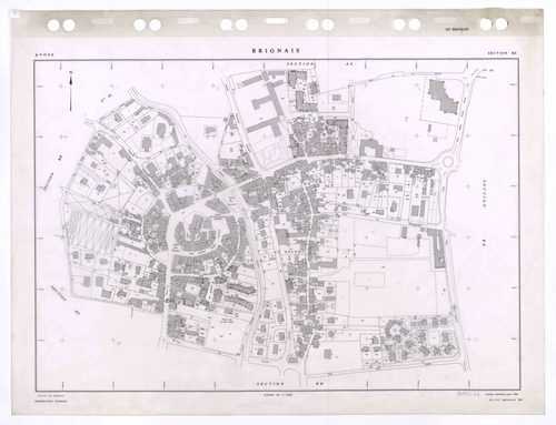 Section BE. Feuille remaniée pour 1988.