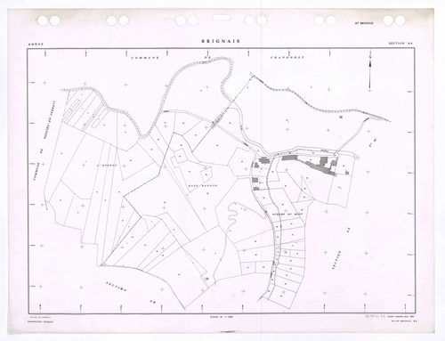 Section AA. Feuille remaniée pour 1988.