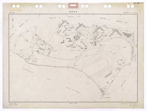 Section C feuille n°4. Plan établi pour 1950. 2e édition à jour pour 1979.