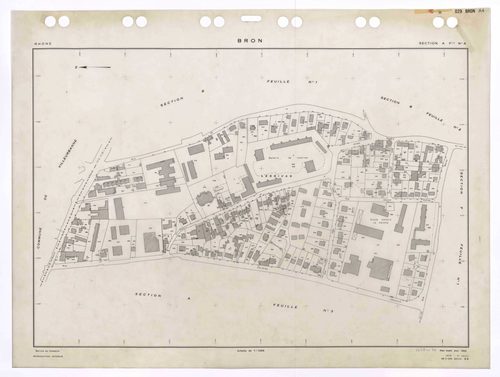 Section A feuille n°4. Plan établi pour 1950. 4e édition à jour pour 1979.