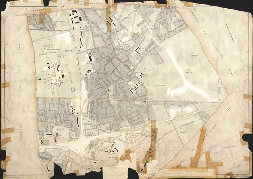 Tableau d'assemblage (TA). Plan établi pour 1950.