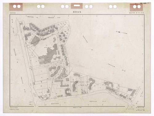 Section B feuille n°6. Plan établi pour 1950. 4e édition à jour pour 1979.