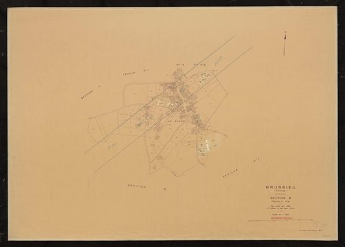 Section B 2e feuille. Plan révisé pour 1935. 2e édition à jour pour 1978. Plan réédité pour 1986.