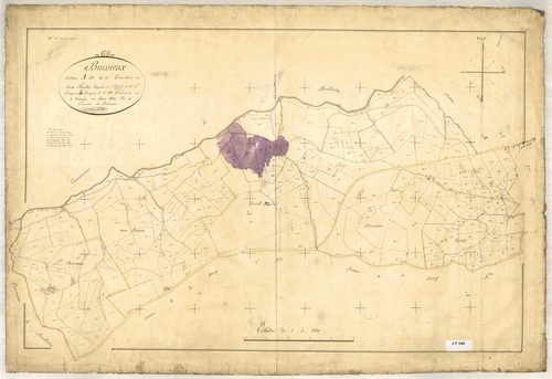 Section A dite de la Giraudière, feuille n°1 (parcelles 1-278).