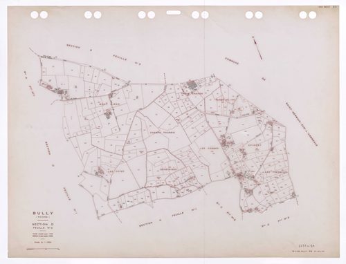 Section D feuille n°2. Feuille révisée pour 1936. Edition à jour pour 1985.