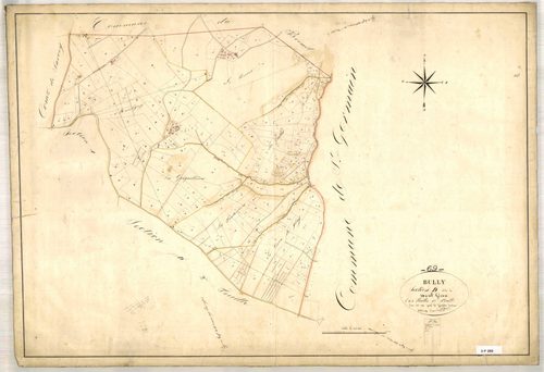 Section D dite de Mont-Giron, feuille n°3 (parcelles 639-928).