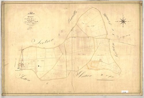 Section D dite de Mont-Giron, feuille n°1 (parcelles 1-187).