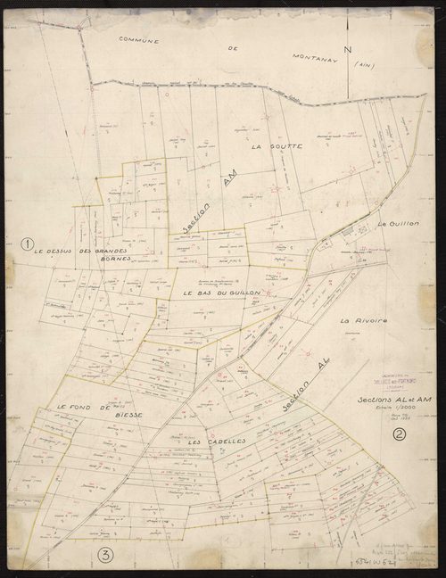 Section AL et Section AM : planchette n°2.
