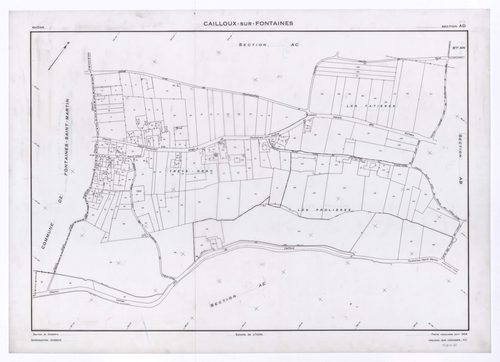Section AD. Feuille renouvelée pour 1959.