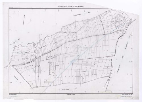 Section AK. Feuille renouvelée pour 1959.