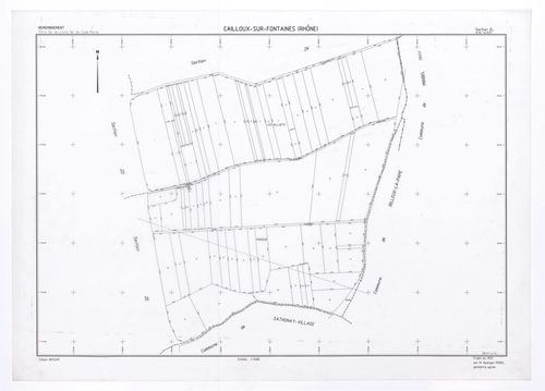 Section ZL. Plan établi en 1992.
