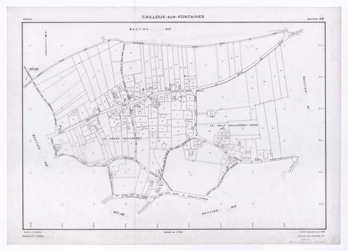 Section AB. Feuille renouvelée pour 1959.