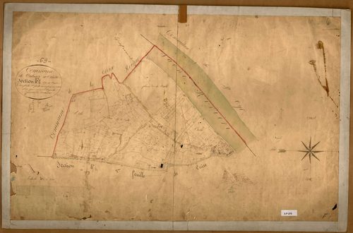 Section F dite de Cuire, feuille n°1 (parcelles 1-162).
