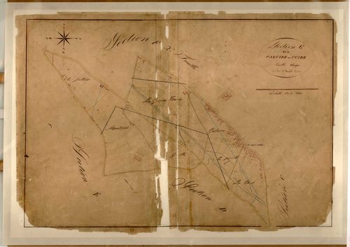 Section G dite de Caluire, feuille unique (parcelles 1-498) : exemplaire communal.