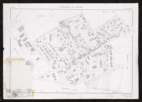 Section AI. Feuille renouvelée pour 1973. 3e édition à jour pour 1979. Tirage papier certifié conforme en 1997.