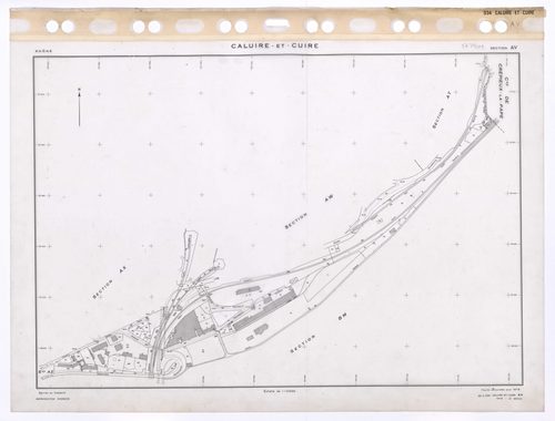 Section AV. Feuille renouvelée pour 1973. 2e édition à jour 1979.
