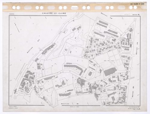 Section BL. Feuille renouvelée pour 1973. 2e édition à jour 1979.