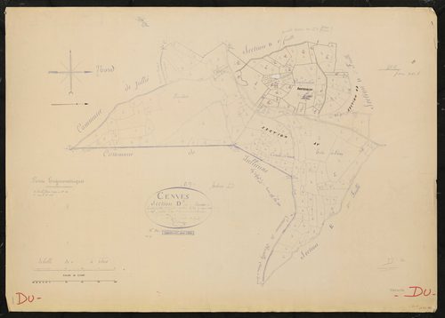 Section D feuille unique (ancienne section D feuille n°3) : 1er exemplaire.