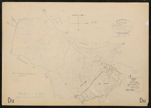 Section D feuille unique (ancienne section D feuille n°1) : 2e exemplaire.