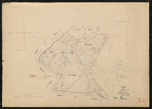 Section E feuille n°1 (ancienne section E feuille n°2) : 2e exemplaire.