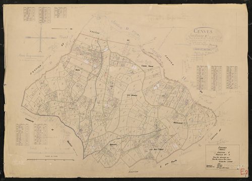 Section E feuille n°2 (ancienne section E feuille n°3) : 1er exemplaire.