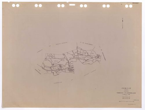 Tableau d'assemblage (TA). Cadastre révisé pour 1934. Edition à jour pour 1983.