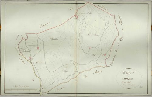 Section C dite de Chardon, feuille unique.