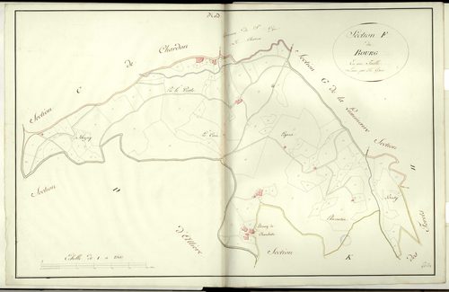 Section F dite du Bourg, feuille unique.