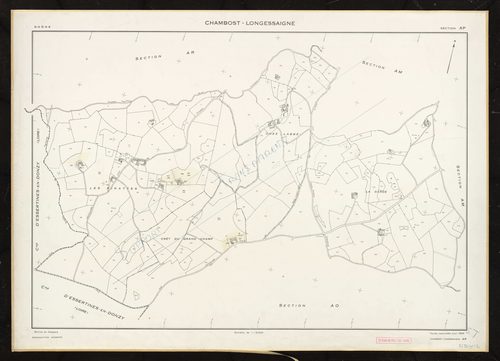 Section AP. Feuille renouvelée pour 1969.