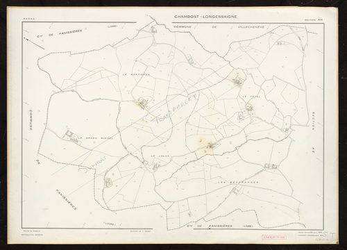 Section AH. Feuille renouvelée pour 1969.