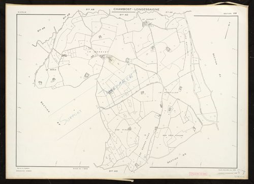 Section AM. Feuille renouvelée pour 1969.