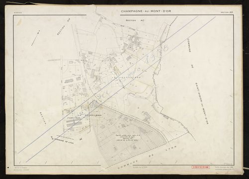 Section AD. Feuille renouvelée pour 1956. Feuille rééditée pour 1978.