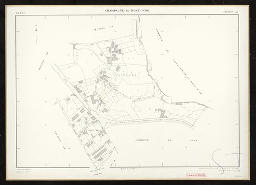 Section AD. Cadastre révisé pour 1956. 2e édition à jour pour 1978.