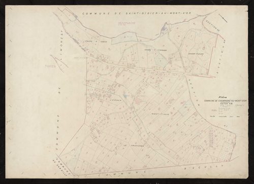 Section AB. Feuille renouvelée pour 1956.