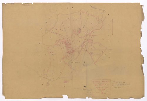 Section C feuille n°2 (parties des anciennes sections A, B, C). Plan révisé pour 1937.