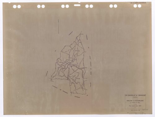 Tableau d'assemblage (TA). Plan révisé pour 1937. Edition à jour pour 1985.