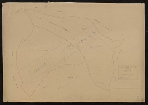 Section A feuille n°1. Plan révisé pour 1932.