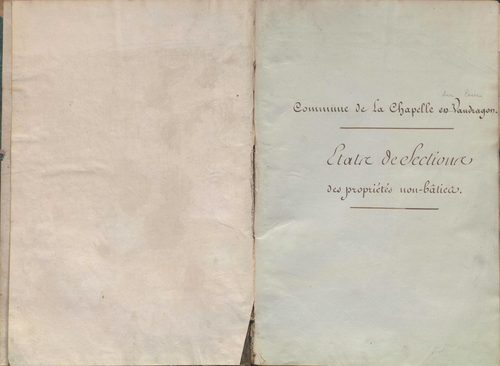 État de sections.