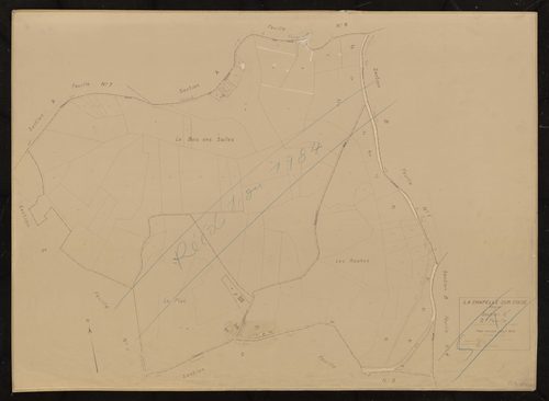 Section C feuille n°2. Plan révisé pour 1932.