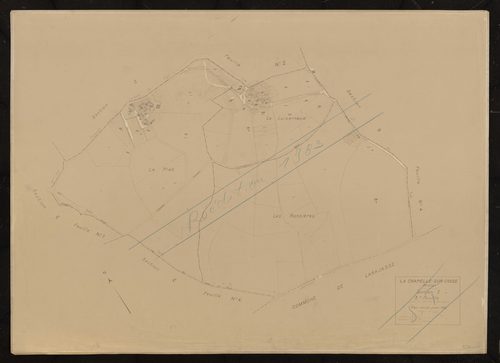 Section C feuille n°3. Plan révisé pour 1932.