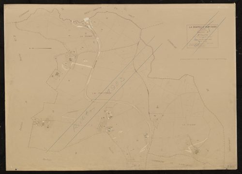 Section B feuille n°3. Plan révisé pour 1932.