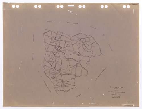 Tableau d'assemblage (TA). Plan révisé pour 1950. Edition à jour pour 1983.