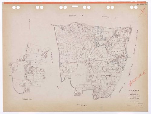Section C feuille unique. Plan révisé pour 1946. 3e édition pour 1980. Plan annulé.