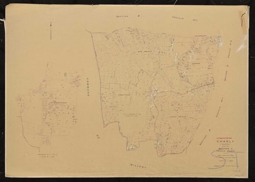 Section C feuille unique. Plan révisé pour 1946. 2e édition à jour pour 1975.