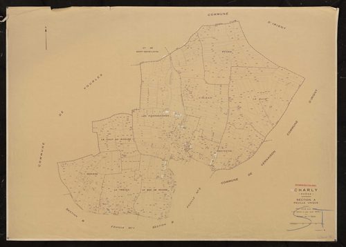 Section A feuille unique. Plan révisé pour 1946. 2e édition à jour pour 1975.