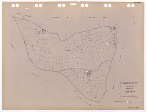 Section B feuille n°5. Plan révisé pour 1934. Edition à jour pour 1983.
